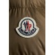 2022 MONCLER Boed Fur Collar Kort Jakke Dame Waist Dunfrakke Vinterjakke Natural Camel Beige