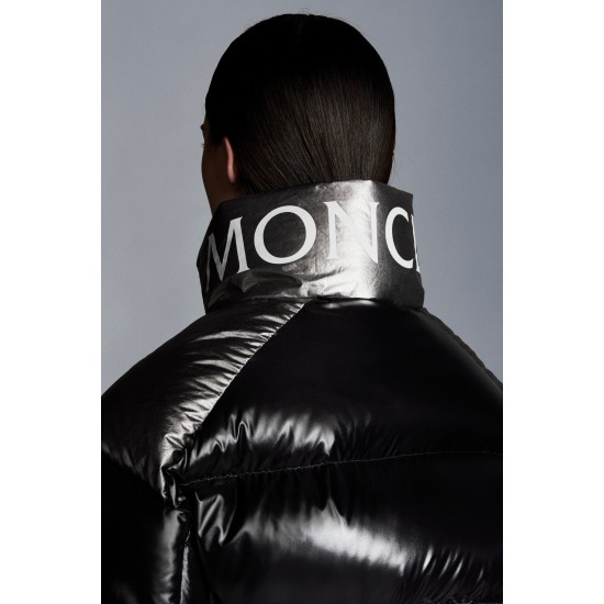 2022 MONCLER Cuscute Kort Jakke Dame Dunfrakke Vinterjakke Sort5