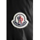 2022 MONCLER Laitue Fur Collar Kort Jakke Dame Waist Dunfrakke Vinterjakke Sort