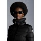 2022 MONCLER Marquer Kort Jakke Dame Waist Dunfrakke Vinterjakke Sort