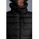 2022 MONCLER Marquer Kort Jakke Dame Waist Dunfrakke Vinterjakke Sort