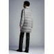 2022 Moncler Abricotier Parka Lang Jakke Dame Dunfrakke Vinterjakke Metallic Silver