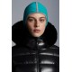 2022 Moncler Badyfur Collar Kort Jakke Dame Dunfrakke Vinterjakke Sort