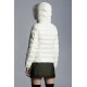 2022 Moncler Badyfur Collar Kort Jakke Dame Dunfrakke Vinterjakke hvid