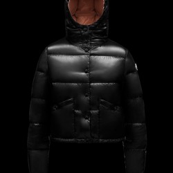 2022 Moncler Bardanette Kort Jakke Dame Dunfrakke Vinterjakke Sort