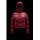 2022 Moncler Bardanette Kort Jakke Dame Dunfrakke Vinterjakke Garnet Rød