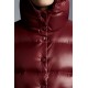 2022 Moncler Bardanette Kort Jakke Dame Dunfrakke Vinterjakke Garnet Rød