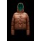 2022 Moncler Bardanette Kort Jakke Dame Dunfrakke Vinterjakke Walnut Brun