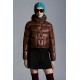 2022 Moncler Bardanette Kort Jakke Dame Dunfrakke Vinterjakke Walnut Brun