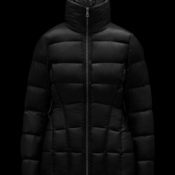 2022 Moncler Bellardie Kort Jakke Dame Dunfrakke Vinterjakke Sort