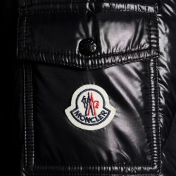 2022 Moncler Brouel Kort Jakke Dame Dunfrakke Vinterjakke Sort