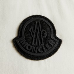 2022 Moncler Bufonie Kort Jakke Dame Dunfrakke Vinterjakke hvid