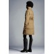 2022 Moncler Citronnier Parka Lang Jakke Dame Dunfrakke Vinterjakke Natural Camel Beige