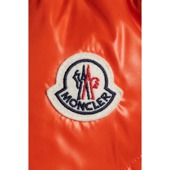 2022 Moncler Cotonniere Parka Lang Jakke Dame Waist Dunfrakke Vinterjakke Bright Orange