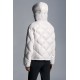 2022 Moncler Egilope Kort Jakke Dame Dunfrakke Vinterjakke hvid