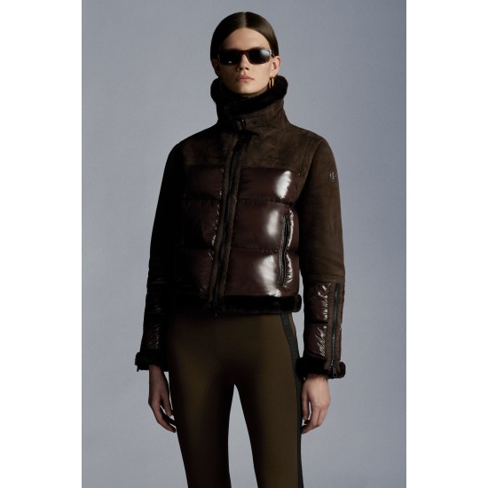 2022 Moncler Epiaire Kort Jakke Dame Dunfrakke Vinterjakke Dark Brun