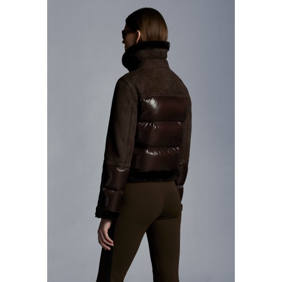 2022 Moncler Epiaire Kort Jakke Dame Dunfrakke Vinterjakke Dark Brun