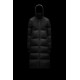 2022 Moncler Heliotrope Parka Lang Jakke Dame Dunfrakke Vinterjakke Sort