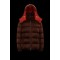 2022 Moncler Holostee Kort Jakke Dame Dunfrakke Vinterjakke Walnut Brun