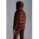 2022 Moncler Holostee Kort Jakke Dame Dunfrakke Vinterjakke Walnut Brun