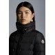 2022 Moncler Malban Parka Lang Jakke Dame Waist Dunfrakke Vinterjakke Sort