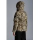 2022 Moncler Parana Kort Jakke Dame Dunfrakke Vinterjakke Animal Print