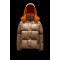 2022 Moncler Parana Kort Jakke Dame Dunfrakke Vinterjakke Natural Camel Beige