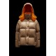 2022 Moncler Parana Kort Jakke Dame Dunfrakke Vinterjakke Natural Camel Beige