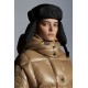 2022 Moncler Parana Kort Jakke Dame Dunfrakke Vinterjakke Natural Camel Beige