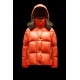 2022 Moncler Parana Kort Jakke Dame Dunfrakke Vinterjakke Orange