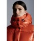 2022 Moncler Parana Kort Jakke Dame Dunfrakke Vinterjakke Orange