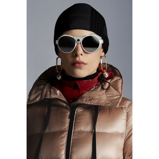 2022 Moncler Suyen Parka Lang Jakke Dame Dunfrakke Vinterjakke Blush Pink