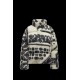 8 MONCLER PALM ANGELS Baden Kort Jakke Dame Dunfrakke Vinterjakke Sort hvid