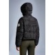 8 MONCLER PALM ANGELS Casmalia Kort Jakke Dame Dunfrakke Vinterjakke Sort