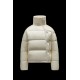 8 MONCLER PALM ANGELS Edith Kort Jakke Dame Dunfrakke Vinterjakke Shiny Butter