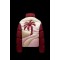 8 MONCLER PALM ANGELS Panamint Kort Jakke Dame Dunfrakke Vinterjakke Burgundy Rød