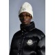 8 MONCLER PALM ANGELS Yountville Kort Jakke Dame Dunfrakke Vinterjakke Sort