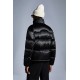 8 MONCLER PALM ANGELS Yountville Kort Jakke Dame Dunfrakke Vinterjakke Sort