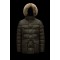 MONCLER Cluny Lang Jakke Herrer Hætte Dunfrakke vinterjakker Dark Army Grøn