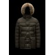 MONCLER Cluny Lang Jakke Herrer Hætte Dunfrakke vinterjakker Dark Army Grøn