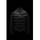 2022 Moncler Baunard Dunjakke Herrer Motorcycle Jacket Vinter Kort Coat Sort