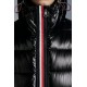 2022 Moncler Courcillon Shiny Hætte Jacket Casual Kort Dunjakker Herrer Dunfrakke Vinter overtøj Sort