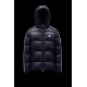 2022 Moncler Dincer Hætte Jacket Casual Kort Dunjakker Herrer Dunfrakke Vinter overtøj Natteblå