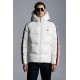 2022 Moncler Dincer Hætte Jacket Casual Kort Dunjakker Herrer Dunfrakke Vinter overtøj Off hvid