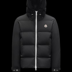 2022 Moncler Idil Hætte Jacket Casual Kort Dunjakker Herrer Dunfrakke Vinter overtøj Sort