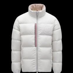 2022 Moncler Kounen Kort Dunjakke Herrer Vinter Puffer Dunfrakke Overtøj Off hvid