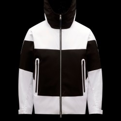 2022 Moncler Mathot Casual Kort Dunjakke Herrer Dunfrakke Hætte Zip Up Vinter overtøj Off hvid