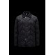 2022 Moncler Moreau Casual Kort Dunjakke Herrer Dunfrakke Zip Up Vinter overtøj Sort