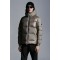 2022 Moncler Pallardy Casual Kort Dunjakke Herrer Puffer Dunfrakke Hætte Zip Up Vinter overtøj Beige