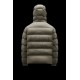 2022 Moncler Pallardy Casual Kort Dunjakke Herrer Puffer Dunfrakke Hætte Zip Up Vinter overtøj Beige